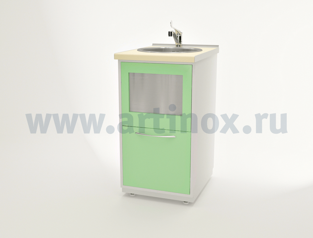 Тумба AR-04D - Металл в полимере