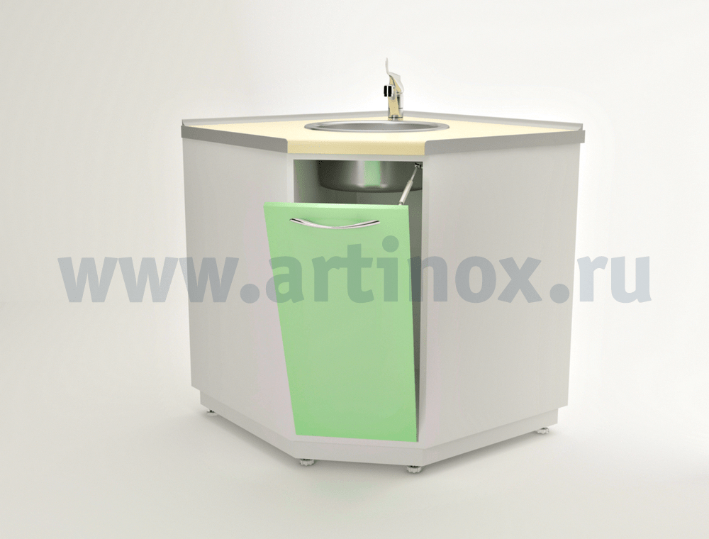 Тумба угловая AR-04YB - Металл в полимере